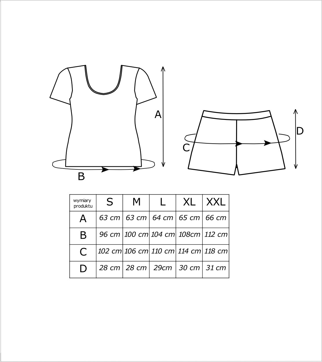 Piżama bawełniana krótkie spodenki - Sleep short czarna zdjęcie 3