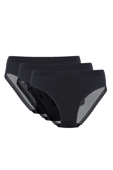 Estera figi z koronkowym tyłem trójpak