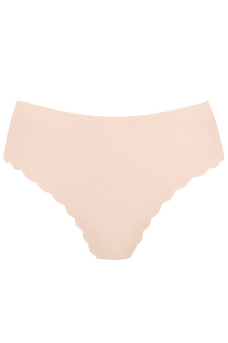 Lucky majtki bezszwowe z ozdobną krawędzią