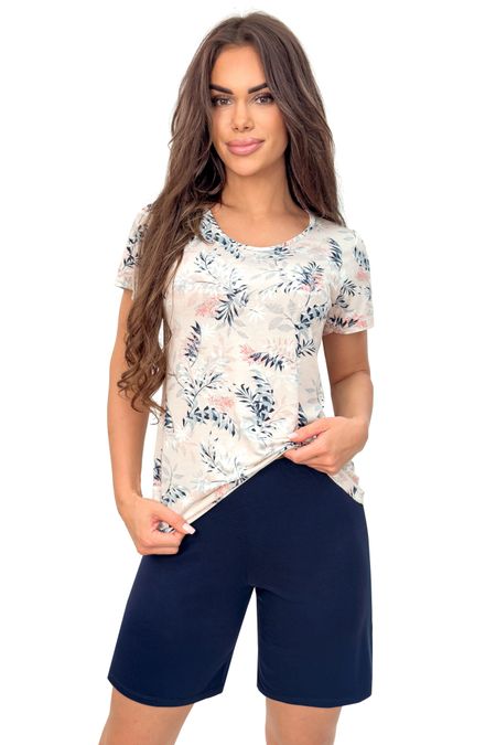 Piżama damska z krótkim rękawem - Goya 1/2