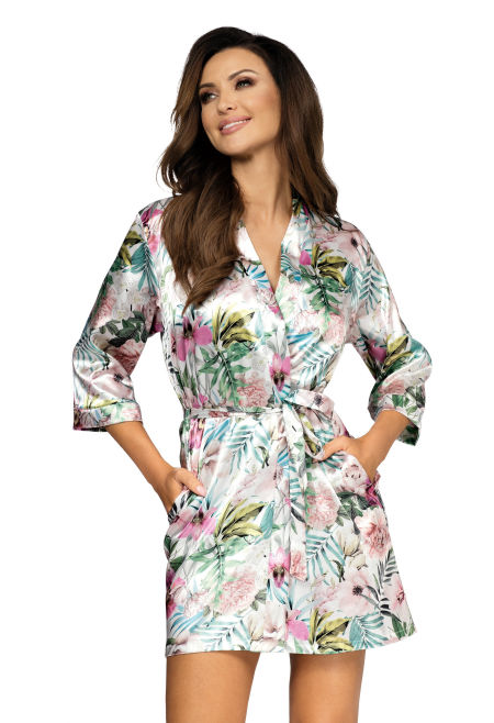 Katie 01 - szlafrok satynowy