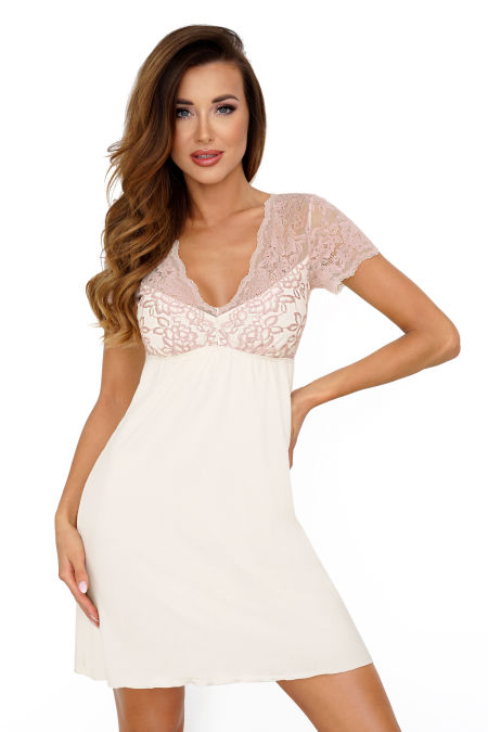 Alexia ecru - koszulka nocna