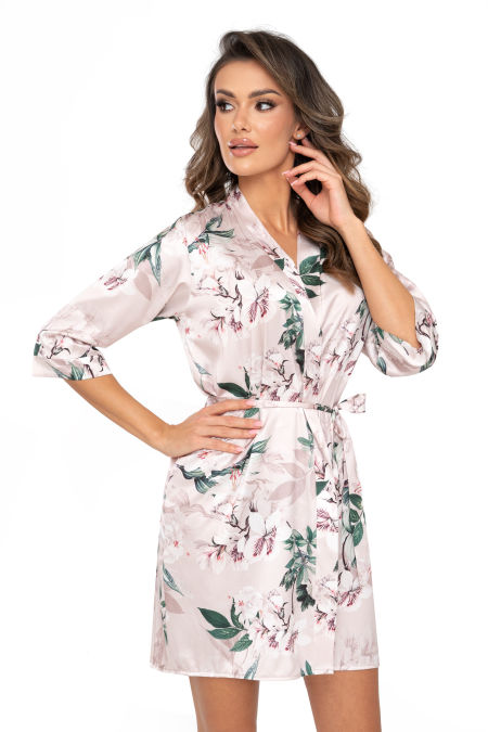 Nelly - szlafrok satynowy