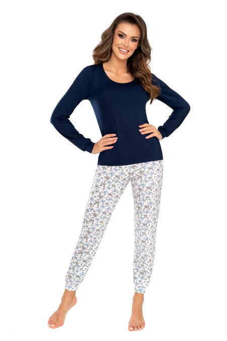 Aria granatowa - piżama damska